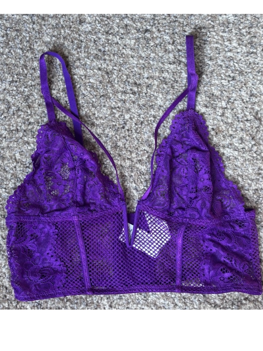 Purple Lace Bralette